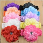 30/50pcs Colorful Flowers Pet Dog Bowties with Elastic Bands Large Dog Bow Ties Puppy Collars Dog Grooming Accessories (New)