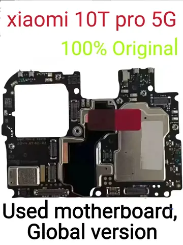 Sa0faebe9d98f4ea1bc826c51c570040cA_480x480q75 For Xiaomi 10T Pro 5G, Replacement Motherboard Fully Pre-tested All Functions Fully Working No Locked (New) - Image 1
