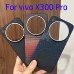 Magnetic Aramid Carbon Fiber Phone Case Cover On Magsafe VIVO X100 X100s X200 X300 Pro Mini Ultra Global X 300 200 100 X30 (New)