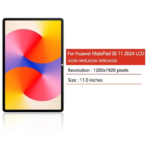 110Tested Huawei MatePad SE 11 2024 AGS6-W09 AGS6-W00 AGS6 Display Touch Screen Digitizer Panel Assembly Replacement (New)