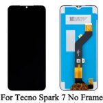 KF6 100% Tested Premium Lcd Tecno Spark 7 Display Touch Screen Digitizer Panel Assembly Lcd Screen With Frame (New)