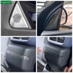 Stainless Steel Rear air conditioning outlets Pillar A Frame Cover Trim Protection For Xpeng G6 2023 2024 2025 Car Accessories (New)