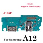 Fast Charging Port Flex Samsung Galaxy A12 A125F A12 Nacho A127F USB Doct Connector Charger Board Flex With ic Repair Parts (New)