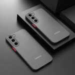 Luxury Clear Matte Case Samsung Galaxy S26 S25 Edge S24 S23 FE S22 Ultra Plus Skin Friendly Frosted Shockproof Armor Cover (New)