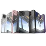 Metal 2IN1 TPU Case Sharp Aquos wish 4 Fashion Glass Cover Anti-knock Cases wish4 (New)