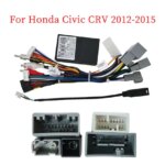 Car Radio Harness Accessories Wire Wiring Adapter Connecter Plug Canbus Android Universal Cable For Honda Civic CRV 2012-2015 (New)