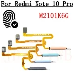 Original Xiaomi Redmi Note 10 Pro Home Return Key Menu Power Ribbon Button Fingerprint Sensor Flex Cable Note10Pro M2101K6G Bangladesh (New)
