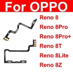 Power Volume Flex OPPO Reno 8 8 Pro Plus 8T 8Lite 8Z 4G 5G On OFF Power Volume Key Side Button Flex Cable Replacement Bangladesh (New)