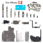 1set Full Inside Small Metal Parts Shield Plate Set Kit Holder Bracket For iPhone 6s 7 8 XS XR XS 11 12 13 14 15 Pro Max Plus (New)