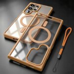 Fashion Clear Acrylic Magsafe Case Samsung Galaxy S26 S25 Ultra Edge S24 S23 FE S22 Plus A37 56 36 16 55 35 15 TPU Cover (New)