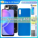 6.4'' Display A50 A505 Screen with Frame Samsung Galaxy A50 A505G A505F/DS LCD Display Touch Screen Digitizer Parts Tested Bangladesh (New)