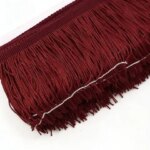 5/10Yards 10-30cm Long Red Tassel Fringes for Sewing Dress Clothes Decorative Ribbons Fringe Curtain Trimming DIY Accessories (New)