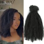 3PCS Afro Kinky Curly Bulk Crochet Hair Synthetic Marley Twist Braiding Hair Extensions Ombre Protein Fiber Micro Twist Braids (New)