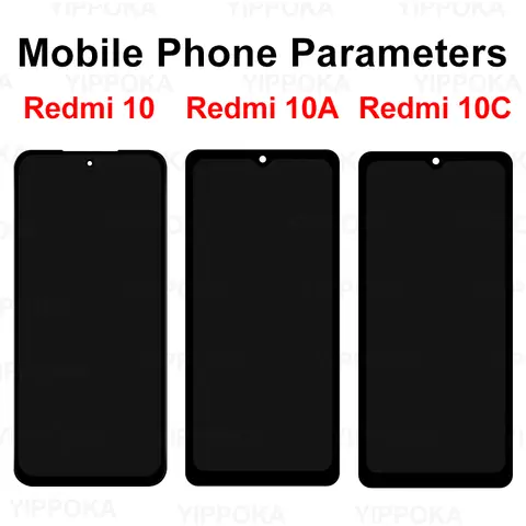 Sa390fb2524b54cd48a0190cad0100484d_480x480q75 OEM Display Xiaomi Redmi 10 LCD 21061119AG Touch Panel Screen Digitizer Redmi 10A LCD 220233L2C Assembly Screen 10C (New) - Image 1