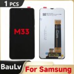 High Quality LCD Samsung M33 5G M336 M336B SM-M336B DS SM-M336BU Display Touch Screen Assembly Replacement Repair Parts (New)