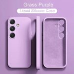 Liquid Silicone Soft Phone Case Cover Samsung Galaxy A05 A05S A15 4G 5G A25 A35 A55 5G Anti-Drop Rubber Cases Bumper (New)