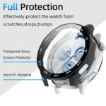 Case Huawei Watch GT 5 GT5 Pro 46mm Tempered Glass Screen Protector&Hard PC Protective Bumper Huawei GT5 Cover Accessories (New)