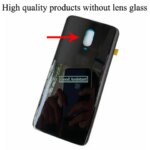 64 Inch Black Transparent NEW Back Battery Cover Door Housing case Rear Glass parts OnePlus 6T 1+ 6t A6010 A6013 (New)