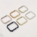 Metal Case for Apple Watch Ultra 2 Series 9 8 7 41mm 45mm Aluminium Alloy Bumper Cases for iWatch 6 5 4 SE 40mm 44mm Frame Cover (New)