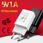 5V 1A Mini USB Wall Charger Mobile Phone Charger EU Plug Travel Charger Adapter iPhone13 Android xiaomi mi11 huawei mate30 Bangladesh (New)