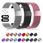 Milanese Loop b Samsung Galaxy watch 6 5 4 classic Metal strap 20mm 22mm bracelet huawei gt Amazfit GTS 4 GTR 2e Bip 3-5 (New)