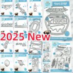 Honey Jar Pots Tree House Bookplate Metal Cutting Dies Stamps DIY Scrapbook Handcraft Card Craft Template Decoration 2025 New (New)