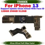 American Version Working Motherboard Clean iCloud iPhone 13 Mainboard With/No Face ID Chips Support Update Logic Board Bangladesh (New)