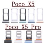 Sim Card Tray Reader Xiaomi Poco X5 Pro PocoX5Pro Micro SD Card Holder SIM Card Slot Adapter Connector Repair Parts Bangladesh (New)