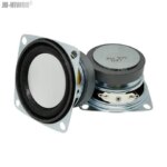 8Ohm 3W 53MM 52mm 2inch Square Loudspeaker 45mm External Magnetic Speaker Foam Edge Silver Pot Bottom Height 25mm (New)