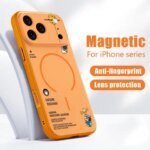 Hanging Astronaut Pattern Case iPhone 17 Pro Max Magnetic Magsafe Skin Feeling Cover iPhone 16 Pro Max 15 14 13 (New)