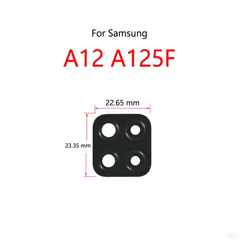 Sa5a45398c9454e1c8155211be0d306abp_480x480q75 2PCS Lot Samsung Galaxy A12 A125F Back Lens Rear Camera Glass Lens Mirror (New) - Image 1