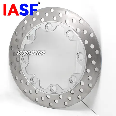 Sa5a71131f71c451cac8e6e54d533e4feU_480x480q75 IASF 210mm Motorcycle Rear Brake Disc Rotor Kawasaki KL250 KLX250 Super Sherpa Stockman (New) - Image 1