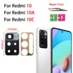 Rear Back Camera Glass Lens Cover With Glue Sticker Xiaomi Redmi 12C 10A 10C 10 9T 9A 9C 9 8A 8 7 7A Glass Lens (New)