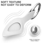 Cover Apple Airtags Case Silicone Protective Shell Tracker Accessories Anti-scratch Sleeve Keychain Apple Air Tag Case (New)