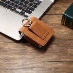 Leather Belt Clip Case Men Waist Bag Motorola Moto Razr 60 50 40 Ultra 2025Vivo X Tecno Phantom Magic V Flip Holster Pouch (New)
