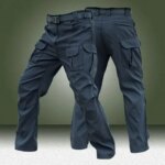 Hunting Cargo Pants Men Outdoor Waterproof Multi-pocket Tactical Trousers Spring Autumn Hiking Rip-Stop Work Pant (New)
