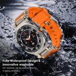 Luxury Silicone B Samsung Galaxy Watch Ultra 2025 47mm Sport Strap Galaxy Watch Ultra 47mm No Gaps Wristb Bracelet (New)
