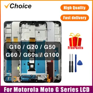 Sa787b43e6ad1465aa31f8f26a2a43785o_300x300q75 Motorola Moto G10 G20 G30 G50 G60 G100 LCD Display Touch Screen Digiziter Assembly pantalla Moto G50 5G With Frame LCD Bangladesh (New) - Image 1
