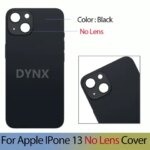 Back Glass IPhone 13 Back Cover Glass Fast Replacement Housing Battery Cover Big Hole Rear Glass NO Lens (New)