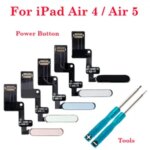 BackShell Power Switch On Off Button Key Flex Cable iPad Air 4 Air 5 4G Wifi 10.9 inch A2316 A2324 A2325 No Fingerprint Funciton Bangladesh (New)