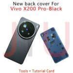 Vivo X200 Pro Battery Cover Glass X200 Pro V2413 Panel Rear Door Housing Case Phone Lid Shell Replacement (New)