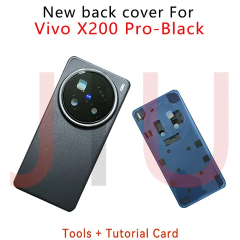 Sa7cd6923a60e4847a8e9902341021865n_480x480q75 Vivo X200 Pro Battery Cover Glass X200 Pro V2413 Panel Rear Door Housing Case Phone Lid Shell Replacement (New) - Image 1