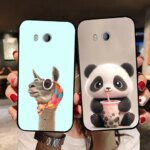 HTC U11 Plus U12 Life Phone Case Lovely Pa Cartoon Painting Bumper Soft Siliocne Coque HTC U 11 Plus U11Plus Capa (New)