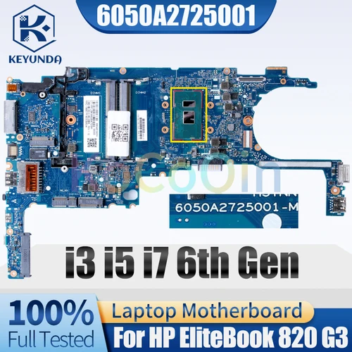 Sa823901b91a847b5aaab3cec2ae6ef53w_500x500 HP EliteBook 820 G3 Notebook Mainboard 6050A2725001 i3 i5 i7 6th - Image 1