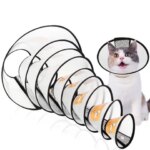 High Quality Soft Edges Protective Collar Anti-Bite Dog Neck Recovery Circle Transparent Puppy Pet Cone Collar (New)