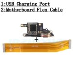 USB Dock Charging Port Board Xiaomi Poco X6 Pro PocoX6Pro SIM Card Reader Connector Motherboard Main Flex Cable Parts (New)