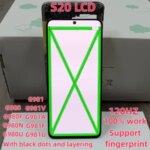 Samsung S20 SUPER AMOLED LCD Touch Screen G981V G980 G980F G980F/DS LCD Display Touch Screen Digitizer With Blackdot Lines Bangladesh (New)