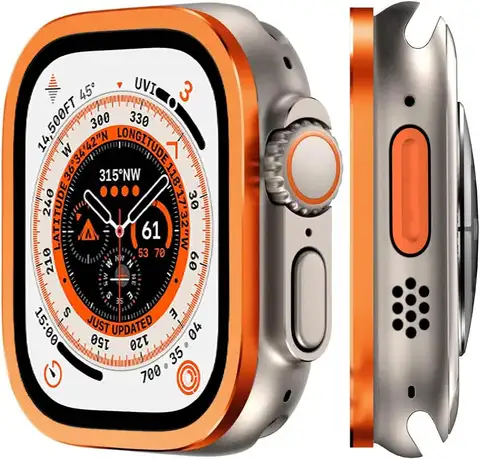 Sa8aae080d4bf4e339922de684a6f7652y_480x480q75 Tempered Glass Apple Watch Ultra 3 2 1 49mm Screen Protector Anti-Scratch HD Metal Bumper Full Film IWatch Ultra 49mm (New) - Image 1