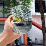 60° Wide Angle Spherical Convex Blind Spot Mirror - High-Definition Glass Auxiliary Rearview Mirror for Trucks SUVs RVs Elimina (New)