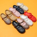 Ballet Hole Shoes Womens 2026 New Summer Outdoor Mary Jane Sandals Anti-slip Deodorant Flat Bottom Slippers Beach Shoes (New)